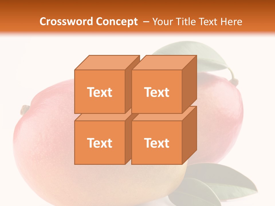 Gourmet Sweet Mango PowerPoint Template