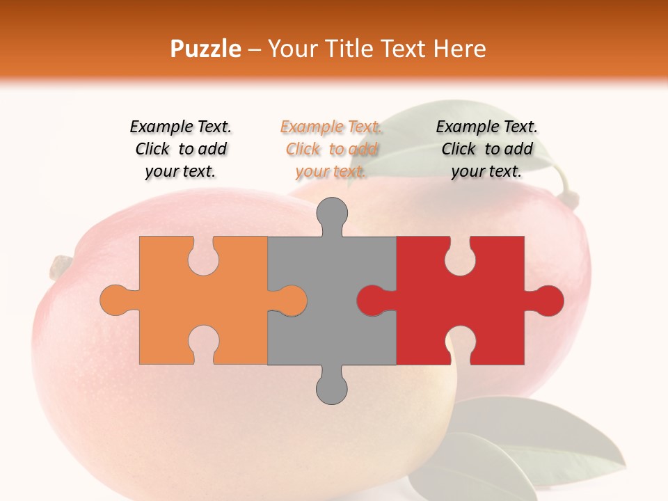 Gourmet Sweet Mango PowerPoint Template