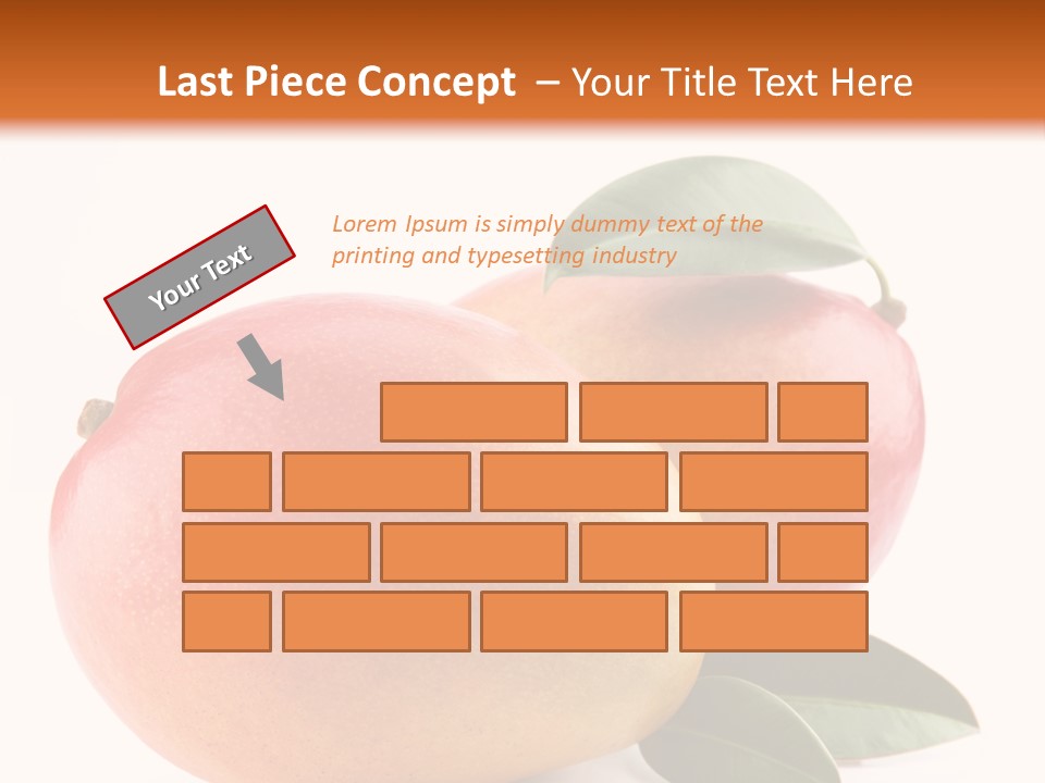 Gourmet Sweet Mango PowerPoint Template