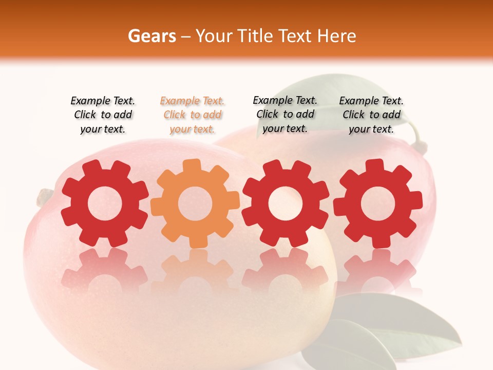 Gourmet Sweet Mango PowerPoint Template