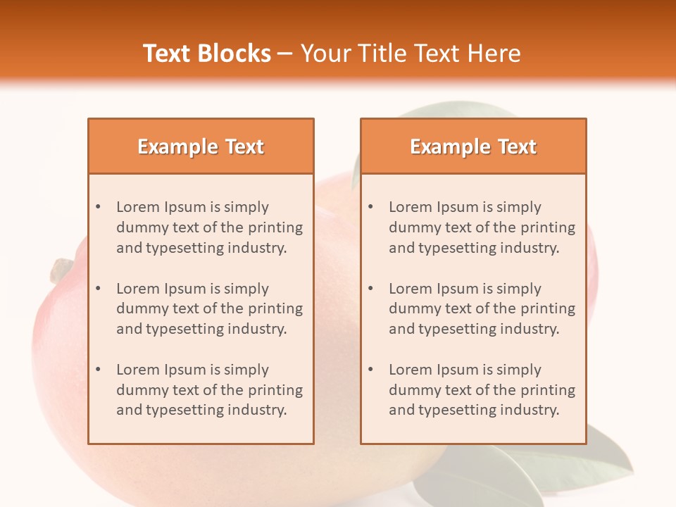 Gourmet Sweet Mango PowerPoint Template