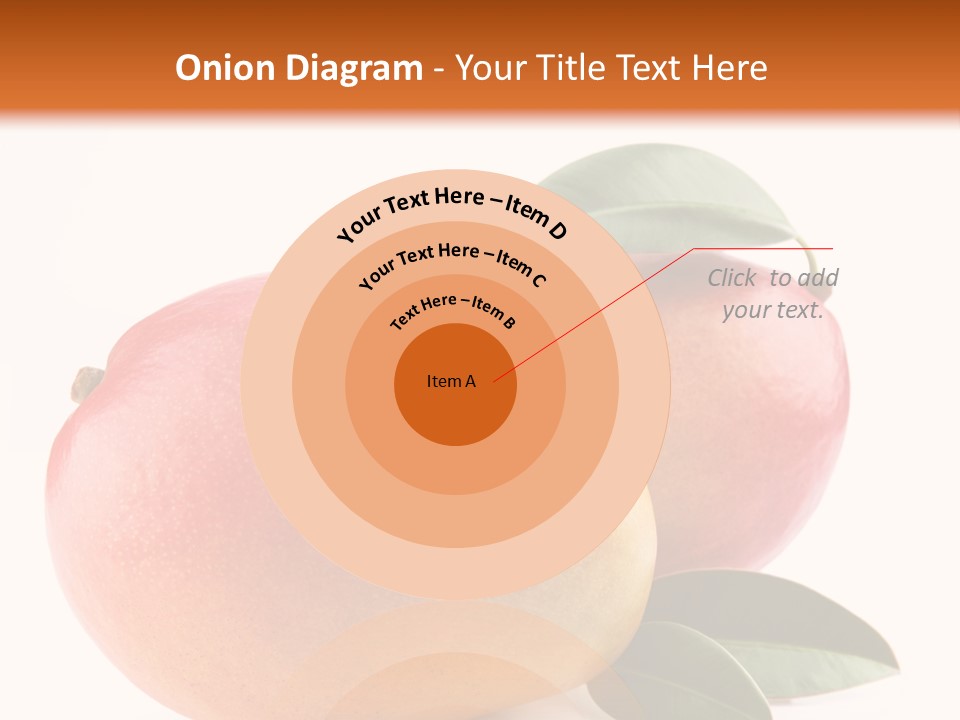 Gourmet Sweet Mango PowerPoint Template