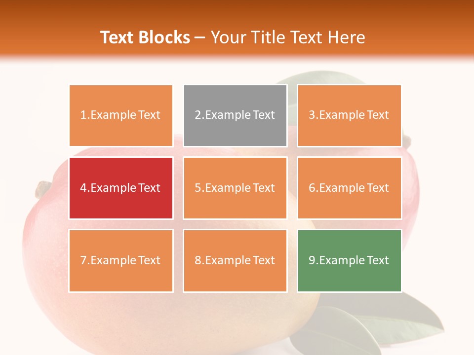 Gourmet Sweet Mango PowerPoint Template