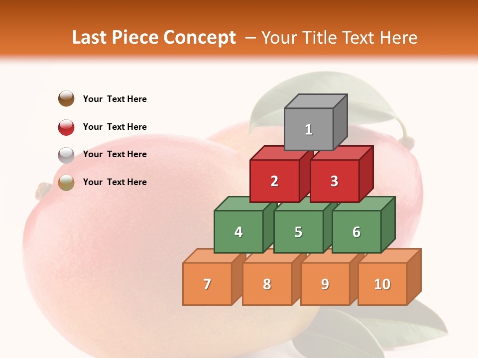 Gourmet Sweet Mango PowerPoint Template