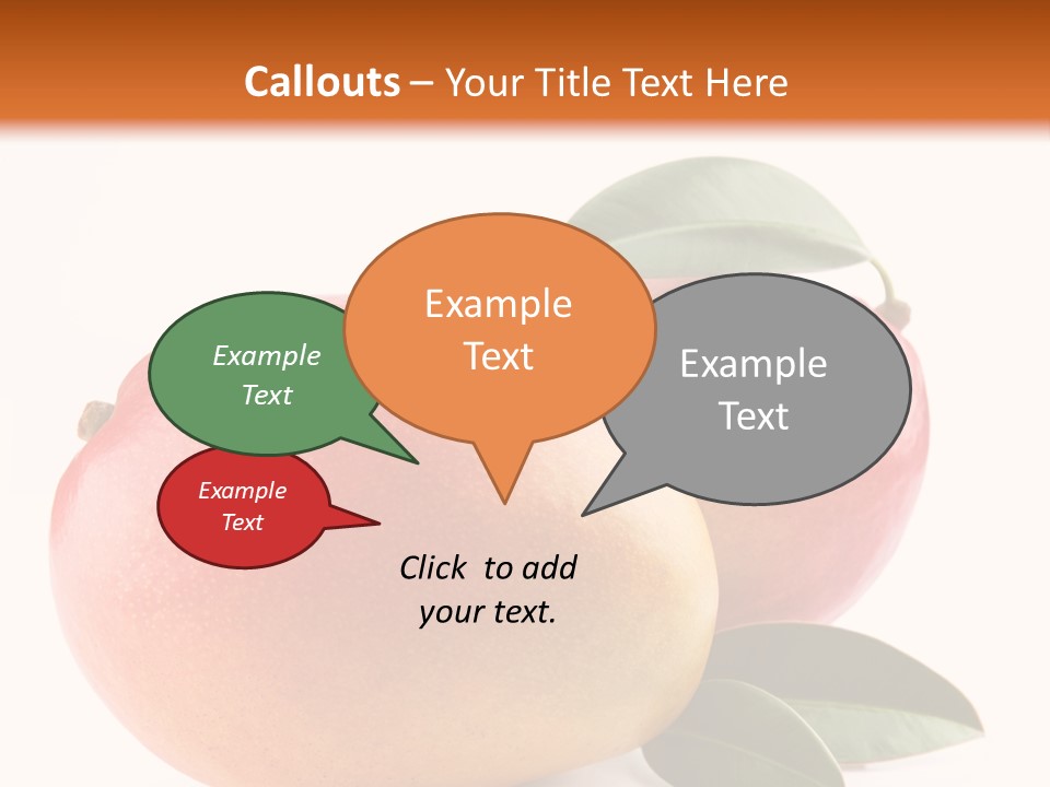 Gourmet Sweet Mango PowerPoint Template