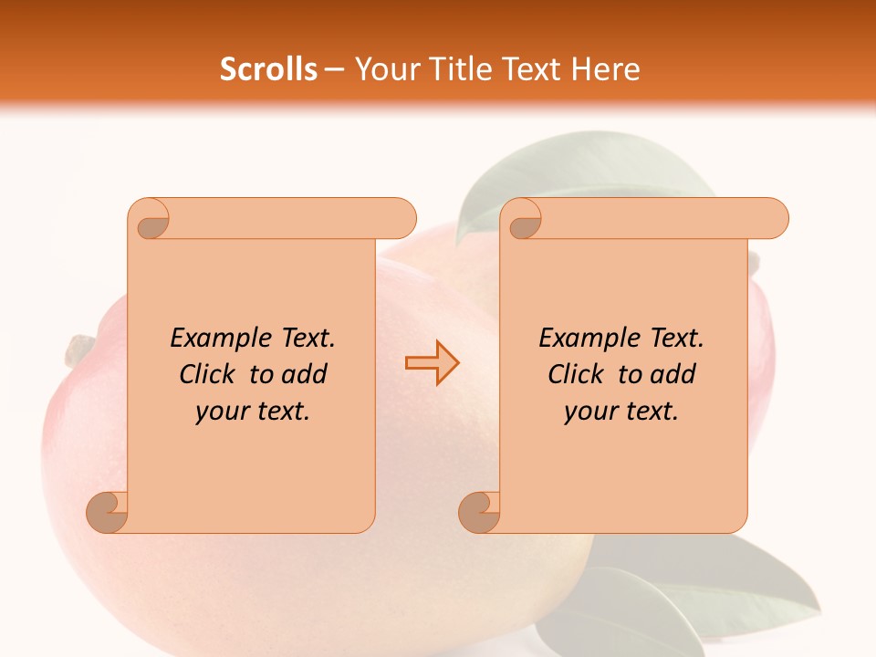 Gourmet Sweet Mango PowerPoint Template