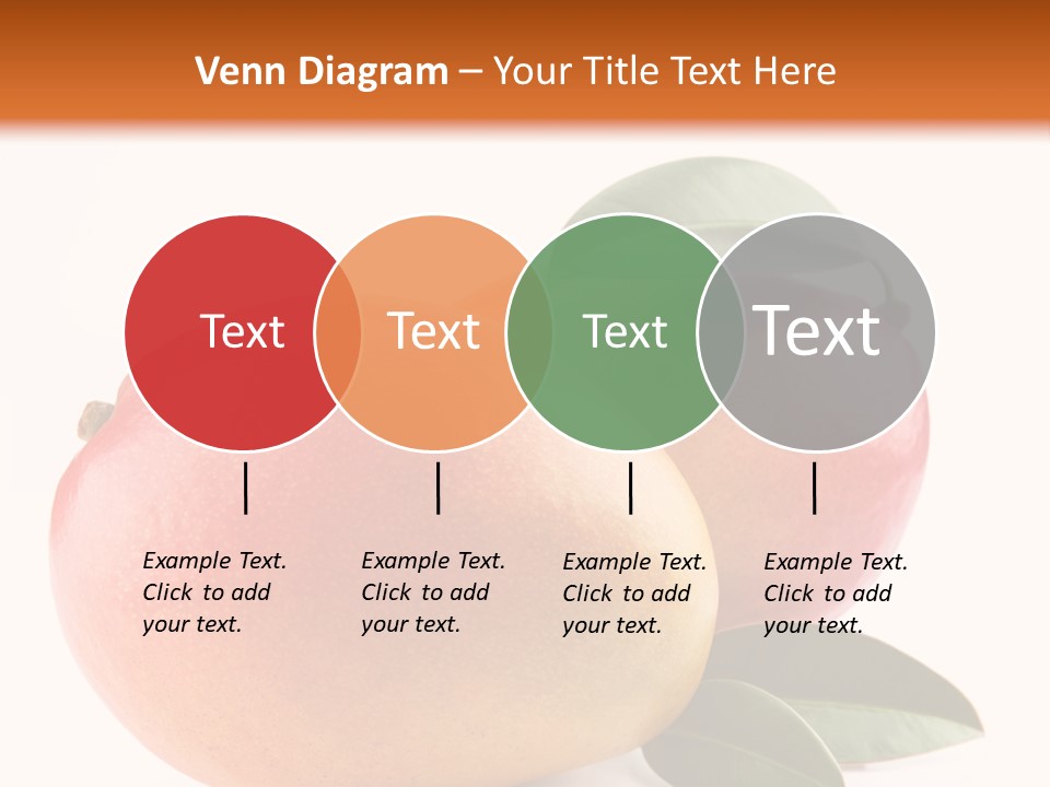 Gourmet Sweet Mango PowerPoint Template