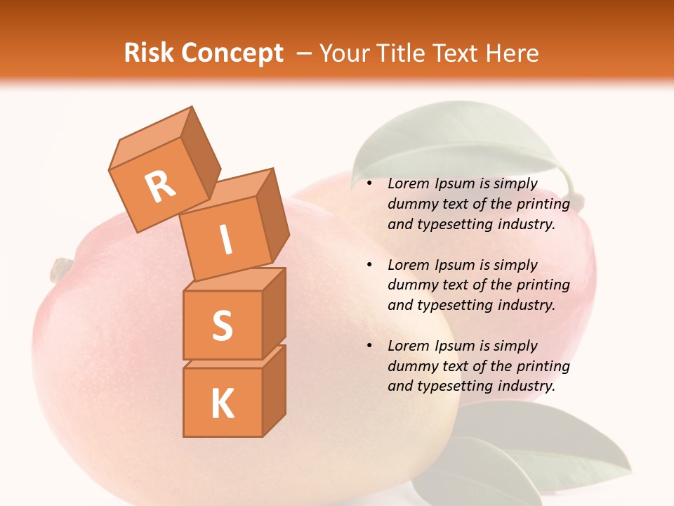 Gourmet Sweet Mango PowerPoint Template