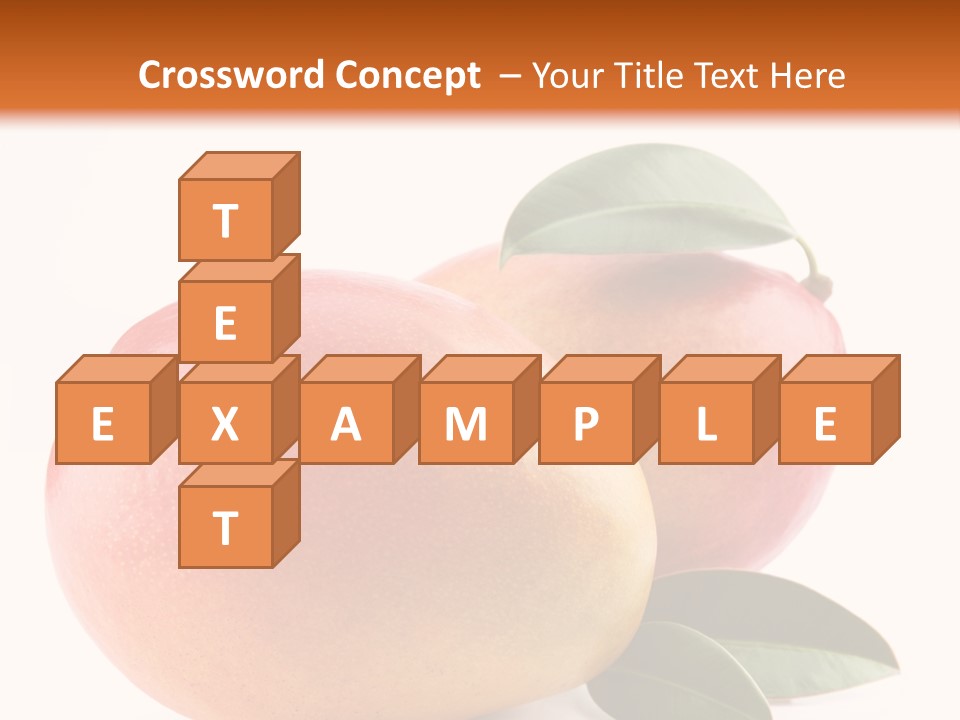 Gourmet Sweet Mango PowerPoint Template