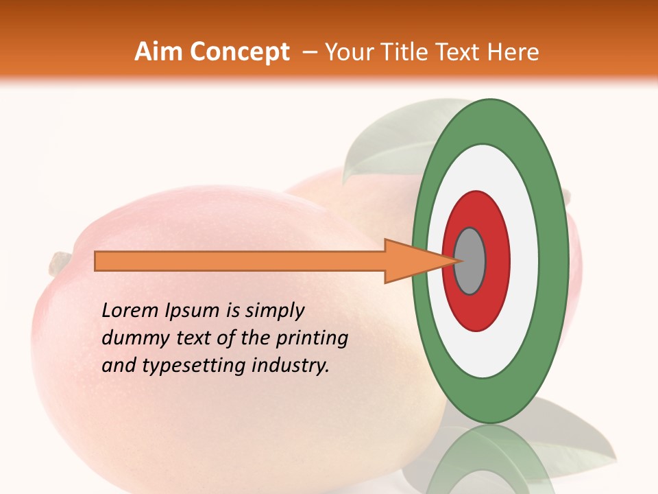 Gourmet Sweet Mango PowerPoint Template