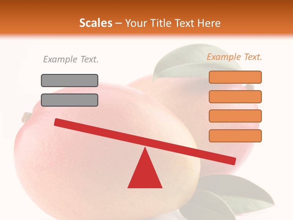 Gourmet Sweet Mango PowerPoint Template