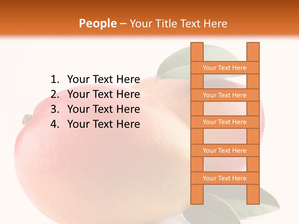 Gourmet Sweet Mango PowerPoint Template