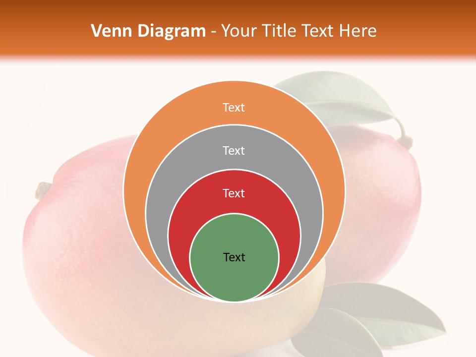 Gourmet Sweet Mango PowerPoint Template