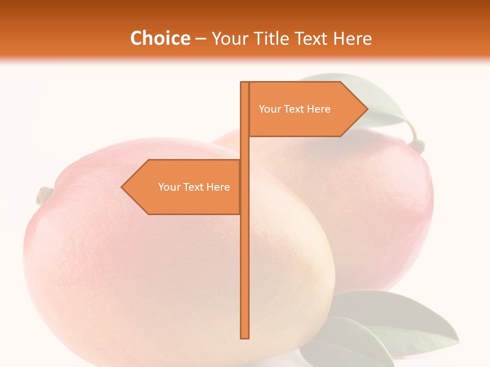 Gourmet Sweet Mango PowerPoint Template