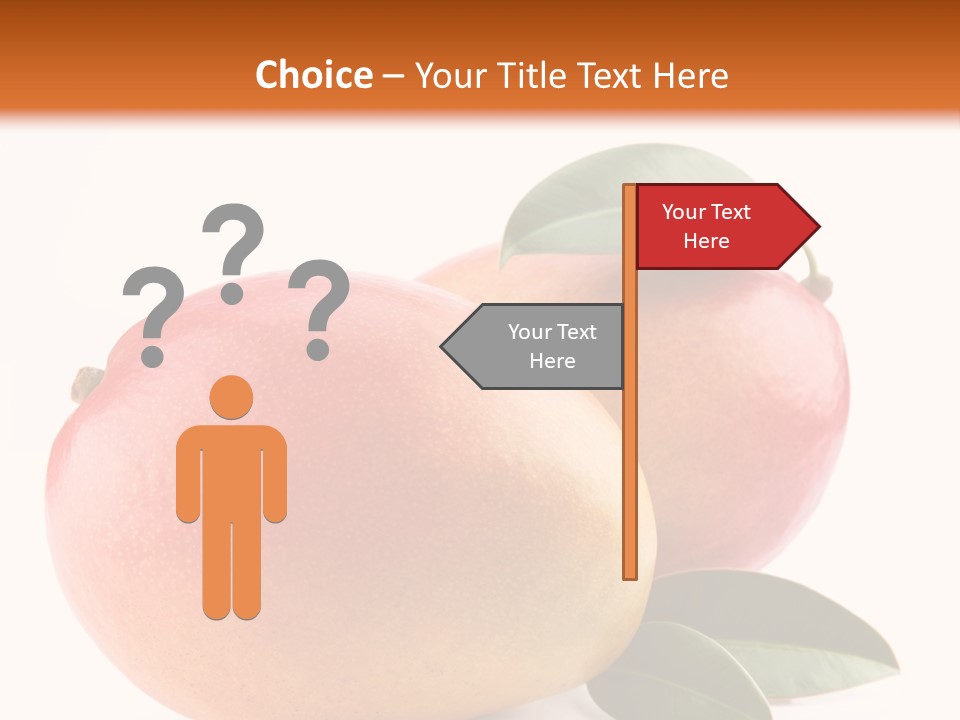 Gourmet Sweet Mango PowerPoint Template