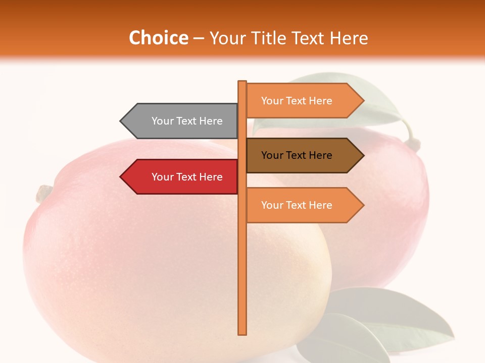 Gourmet Sweet Mango PowerPoint Template