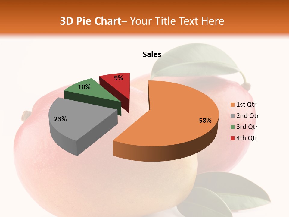 Gourmet Sweet Mango PowerPoint Template