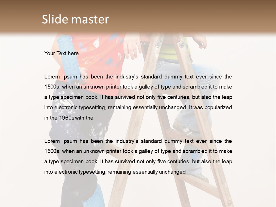 Girlfriend Roller Love PowerPoint Template