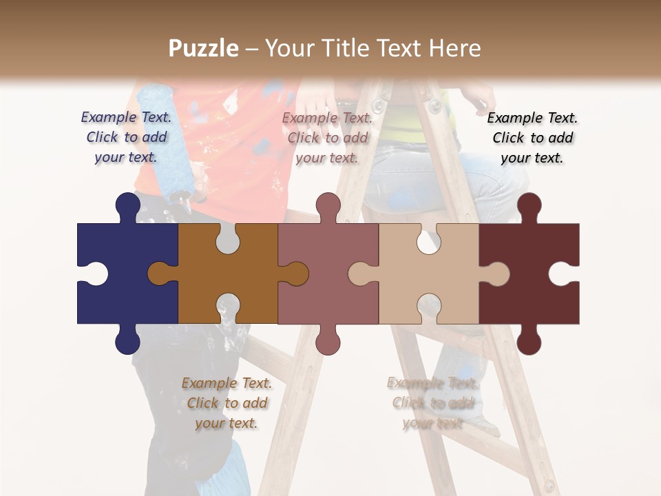 Girlfriend Roller Love PowerPoint Template