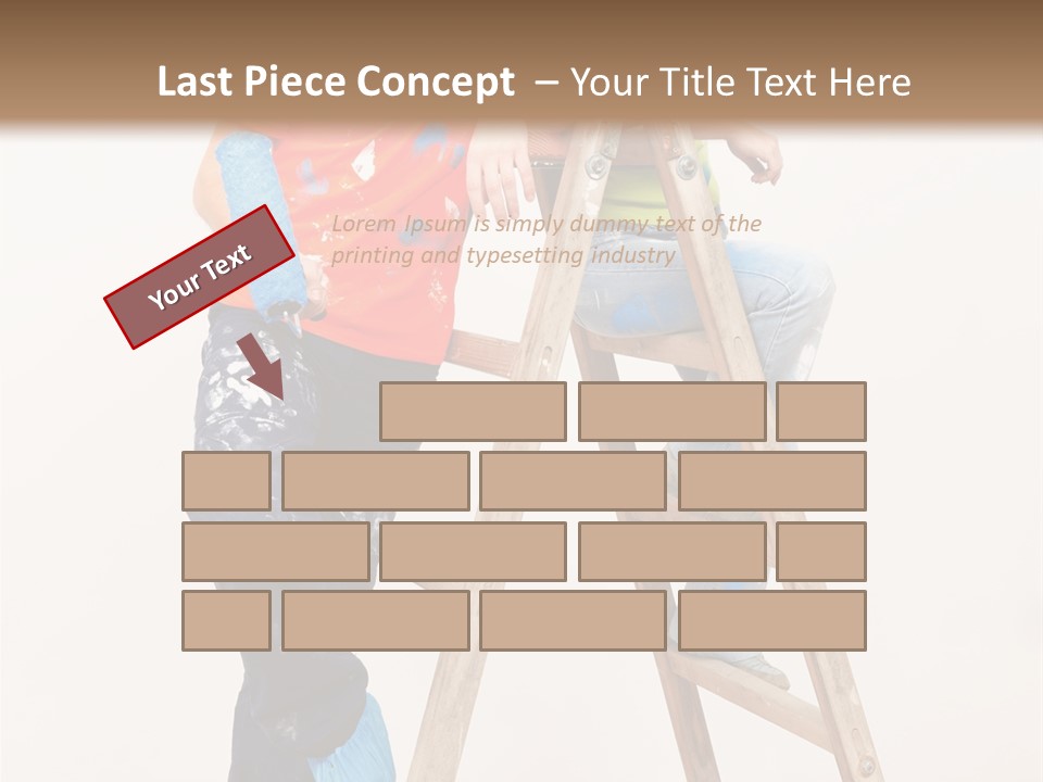 Girlfriend Roller Love PowerPoint Template