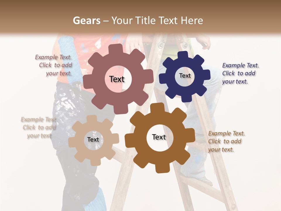 Girlfriend Roller Love PowerPoint Template