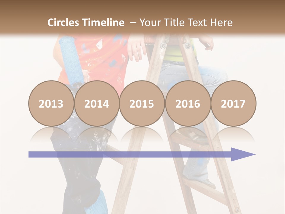 Girlfriend Roller Love PowerPoint Template