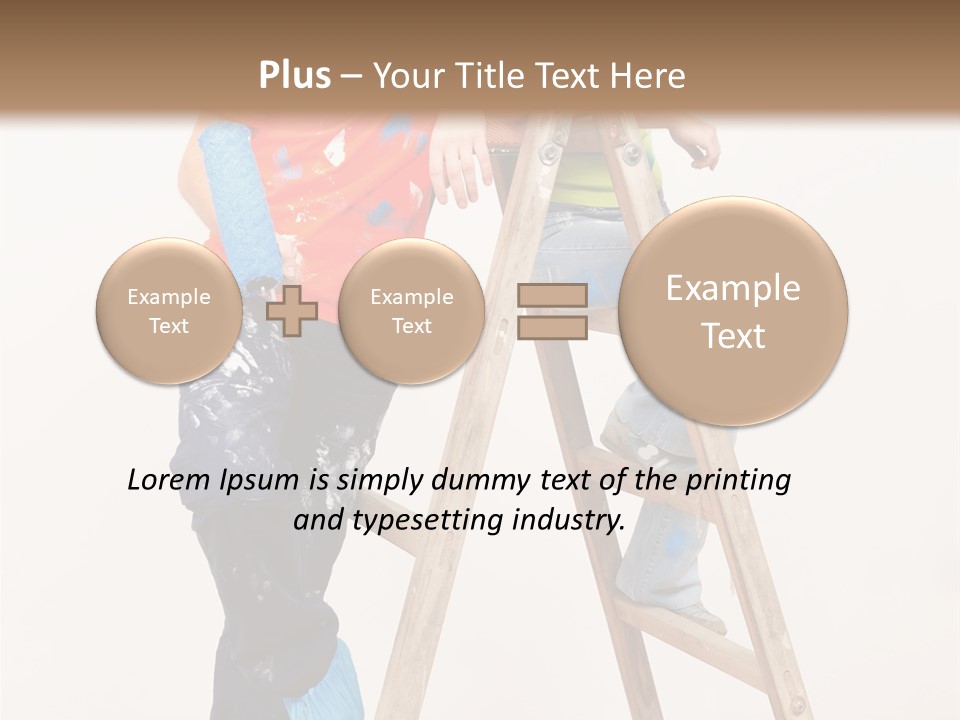 Girlfriend Roller Love PowerPoint Template