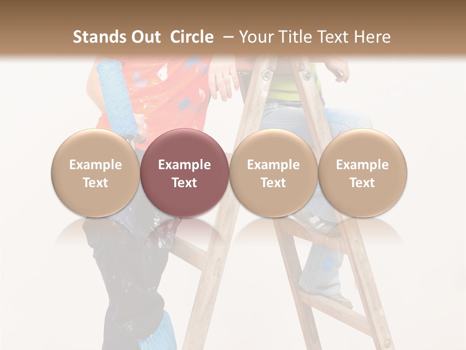 Girlfriend Roller Love PowerPoint Template