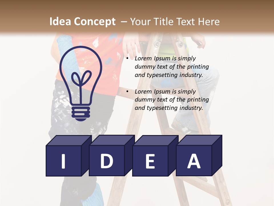 Girlfriend Roller Love PowerPoint Template