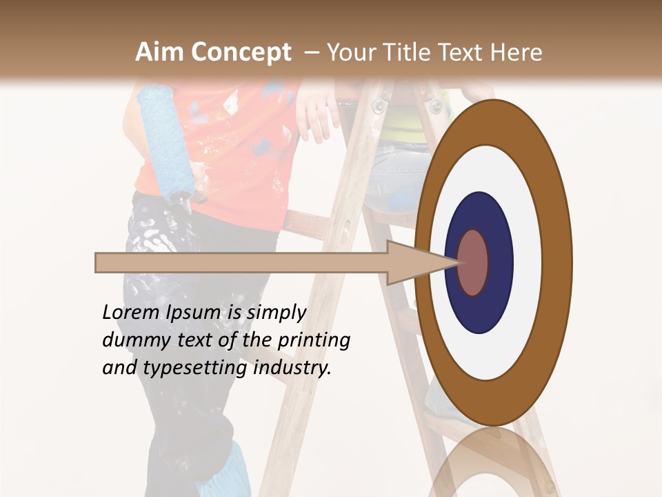 Girlfriend Roller Love PowerPoint Template