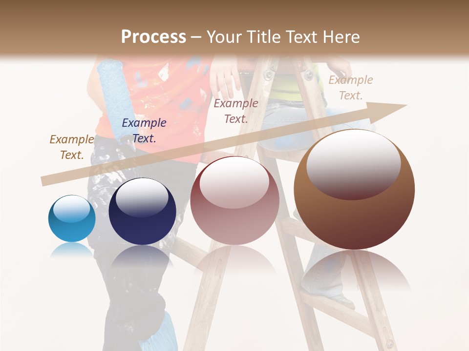 Girlfriend Roller Love PowerPoint Template