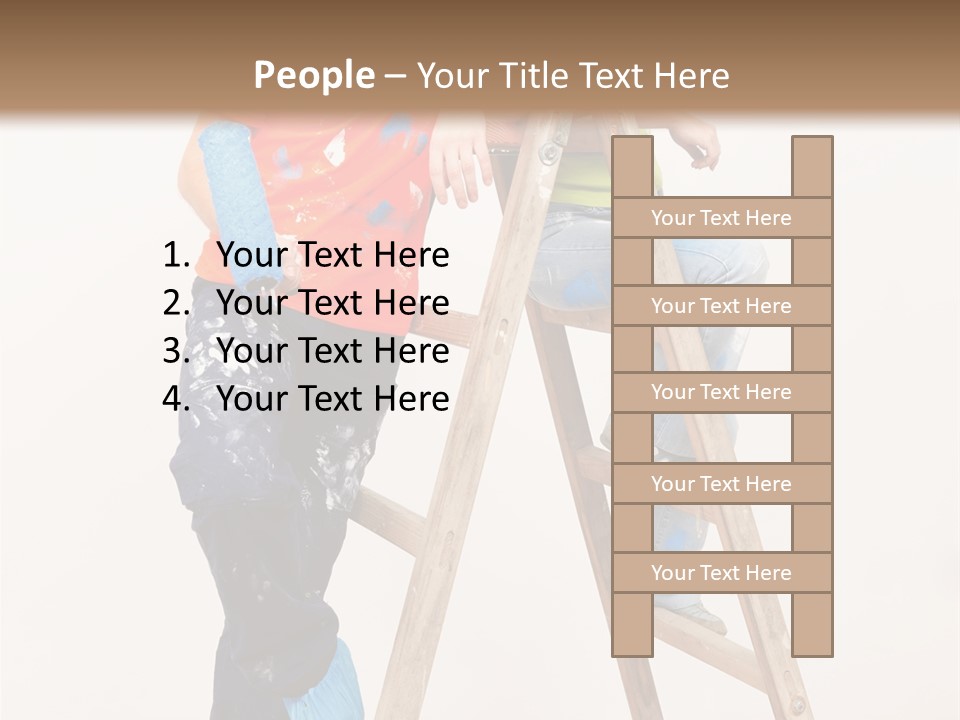 Girlfriend Roller Love PowerPoint Template