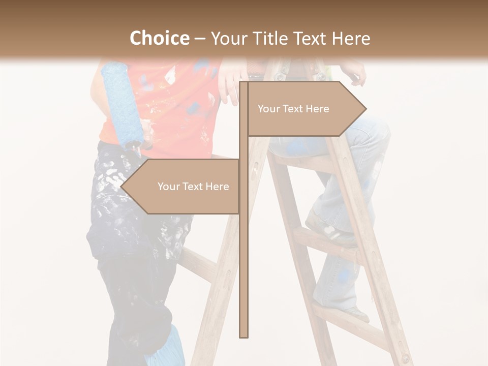 Girlfriend Roller Love PowerPoint Template