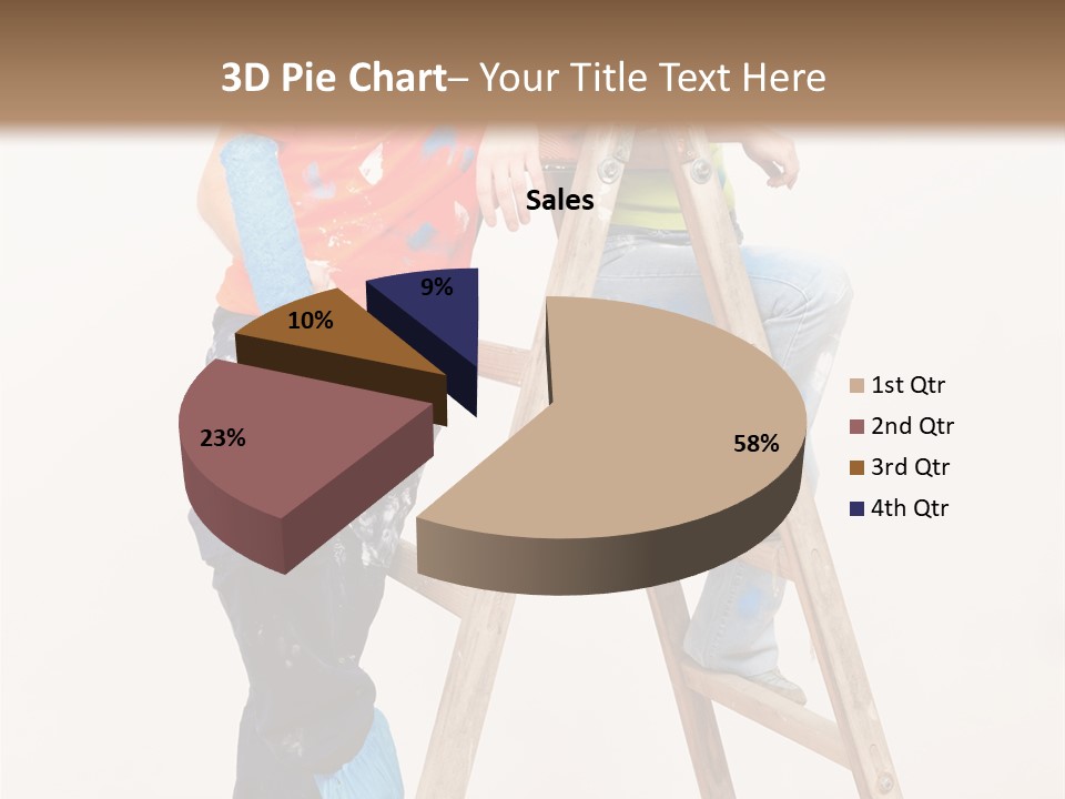 Girlfriend Roller Love PowerPoint Template