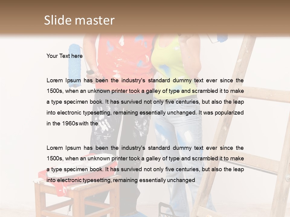 Boyfriend White Love PowerPoint Template