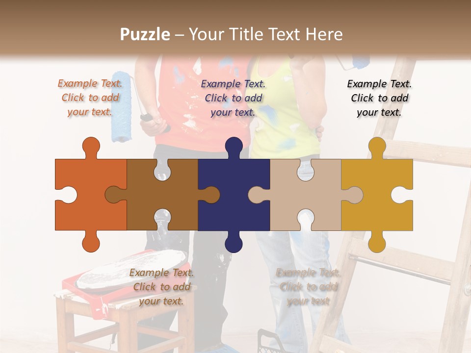 Boyfriend White Love PowerPoint Template