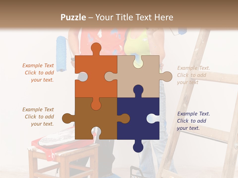 Boyfriend White Love PowerPoint Template