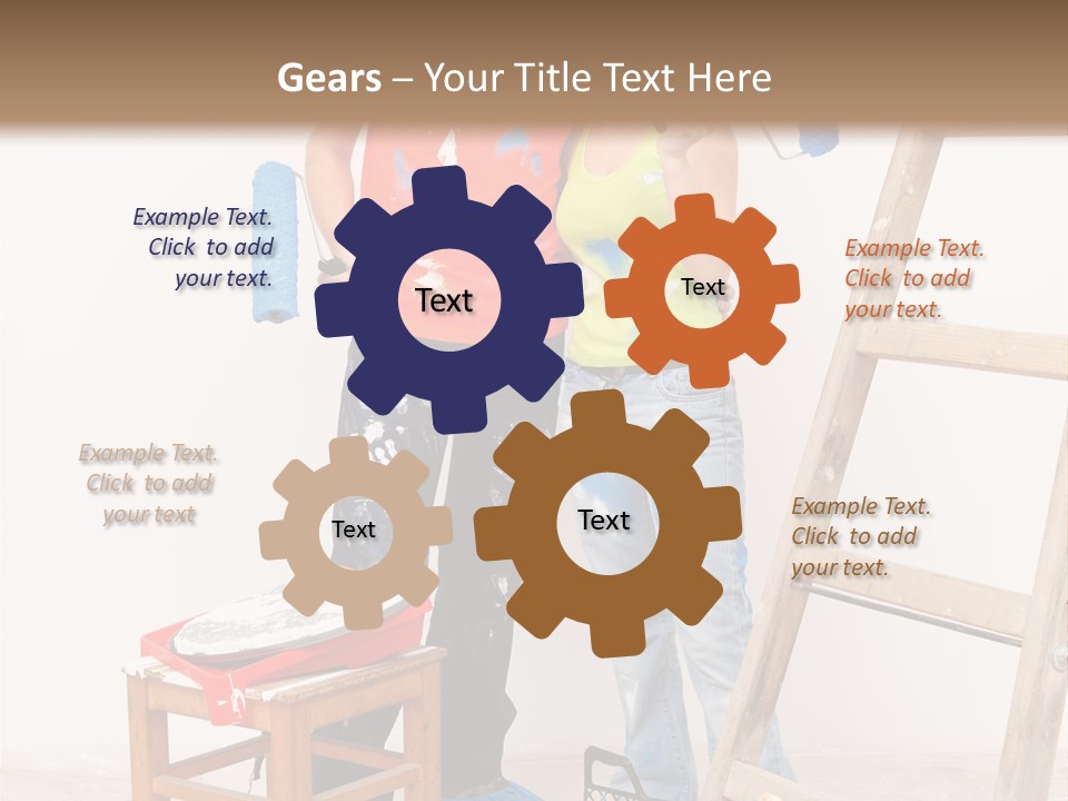 Boyfriend White Love PowerPoint Template