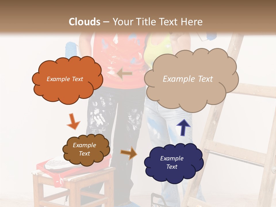 Boyfriend White Love PowerPoint Template
