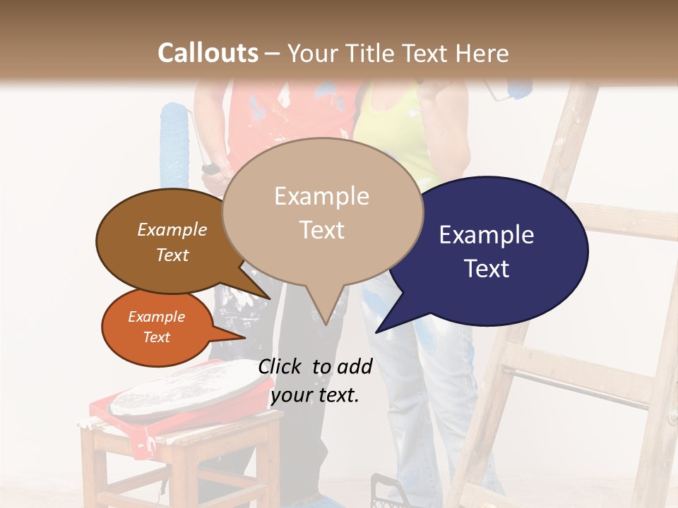 Boyfriend White Love PowerPoint Template