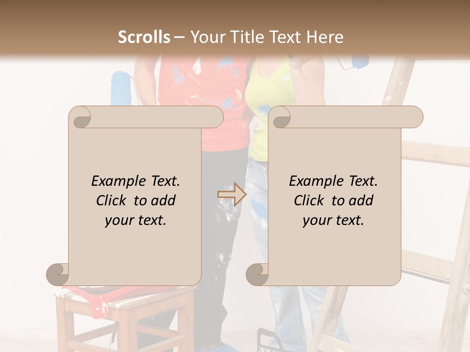 Boyfriend White Love PowerPoint Template