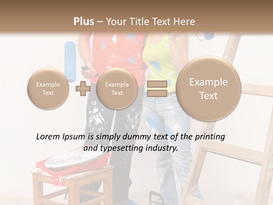 Boyfriend White Love PowerPoint Template