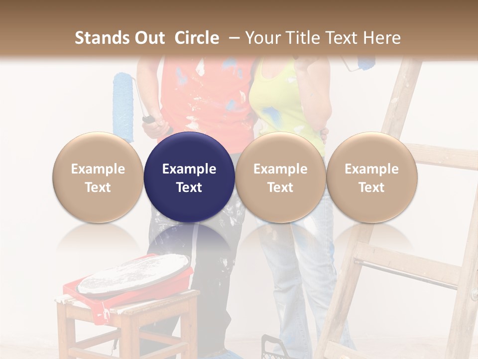 Boyfriend White Love PowerPoint Template