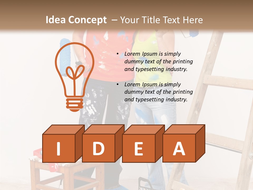 Boyfriend White Love PowerPoint Template