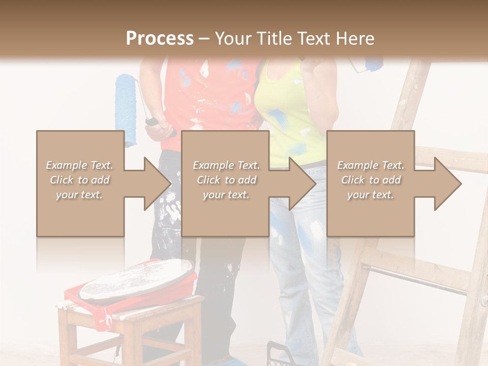 Boyfriend White Love PowerPoint Template