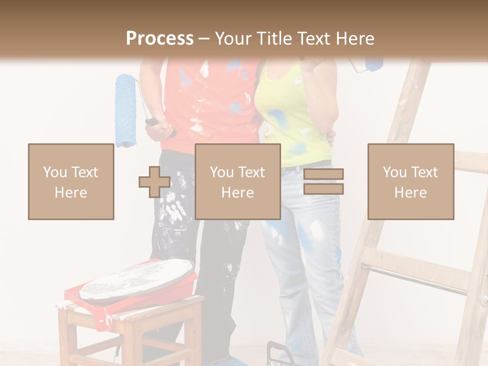 Boyfriend White Love PowerPoint Template