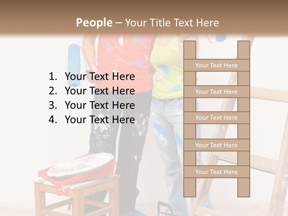 Boyfriend White Love PowerPoint Template