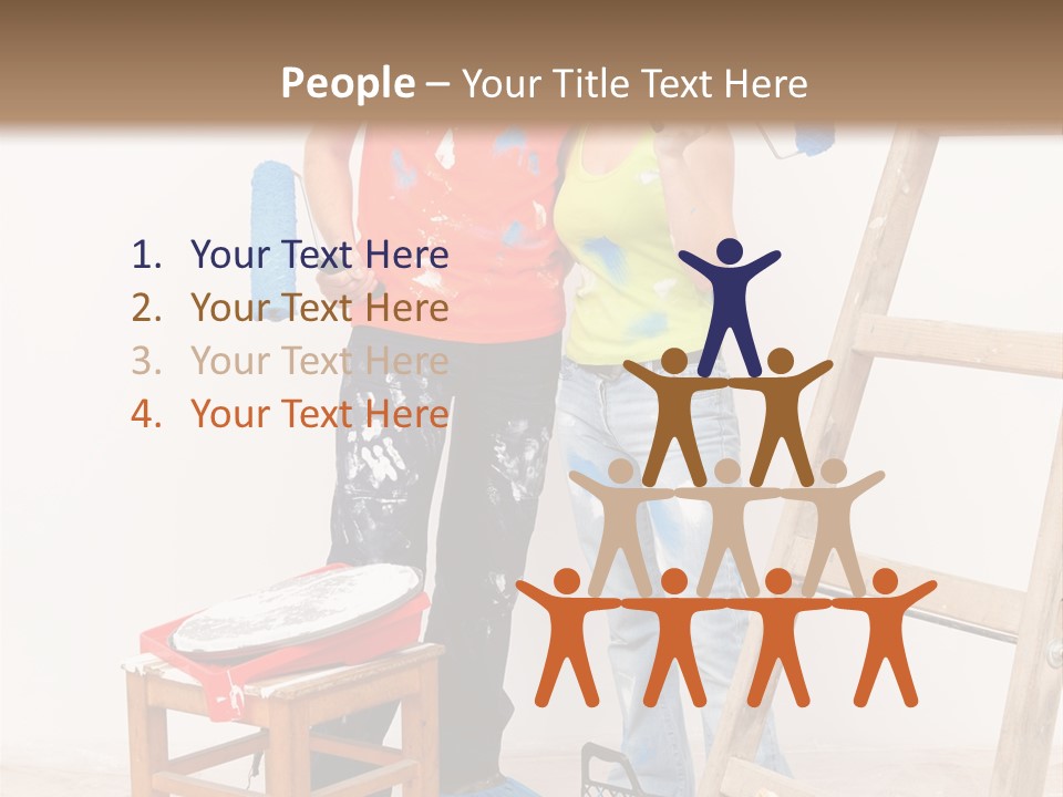 Boyfriend White Love PowerPoint Template