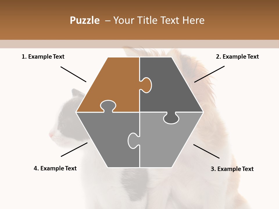 Black White Animal PowerPoint Template