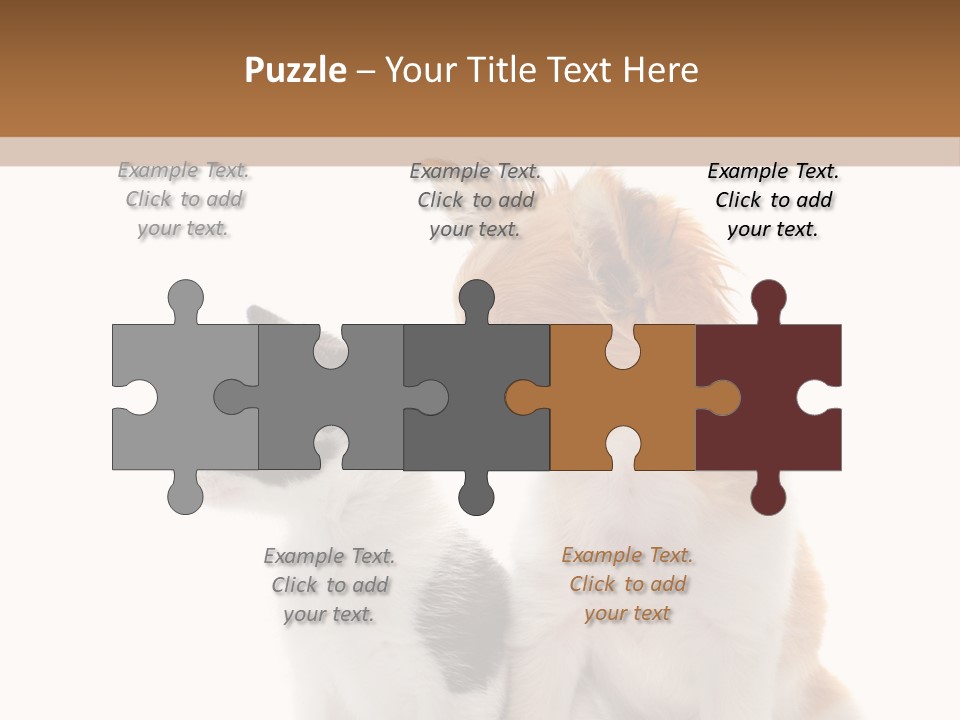 Black White Animal PowerPoint Template